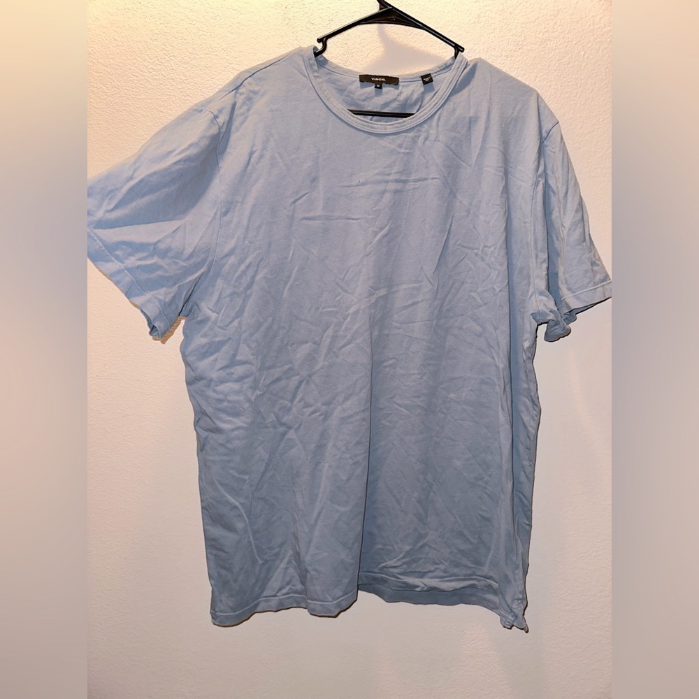 Vince men’s blue short sleeve cotton tee XL minimalist casual
